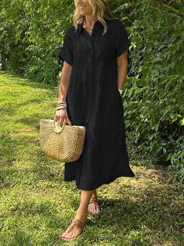 Angela™ - Luftig sommerkjole med feminin pasform