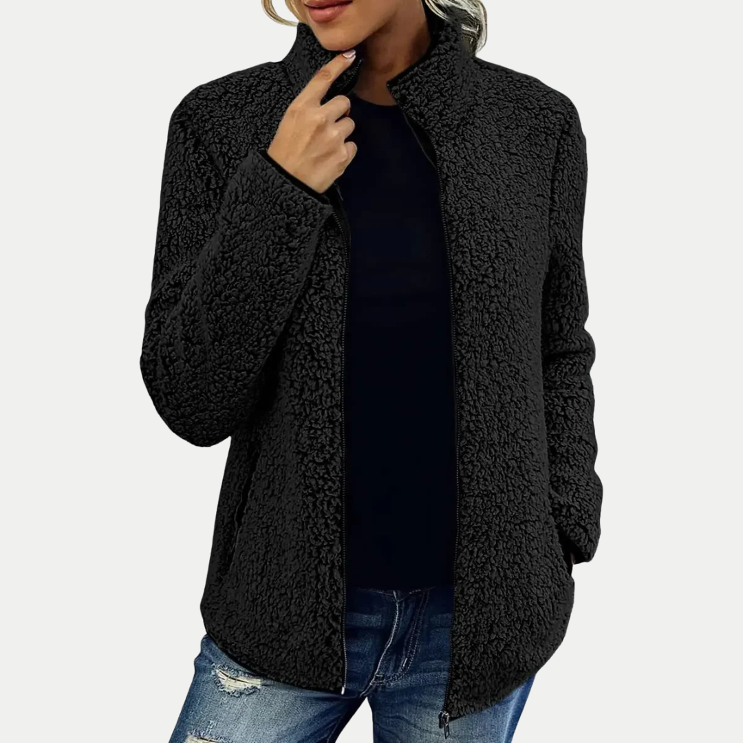 Freja - Elegant afslappet fleecejakke