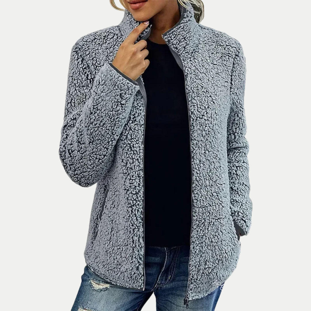 Freja - Elegant afslappet fleecejakke