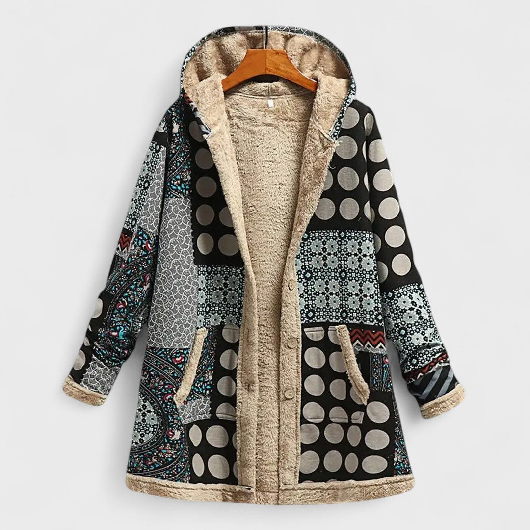 Astrid - Varm Parka med Blødt Foer