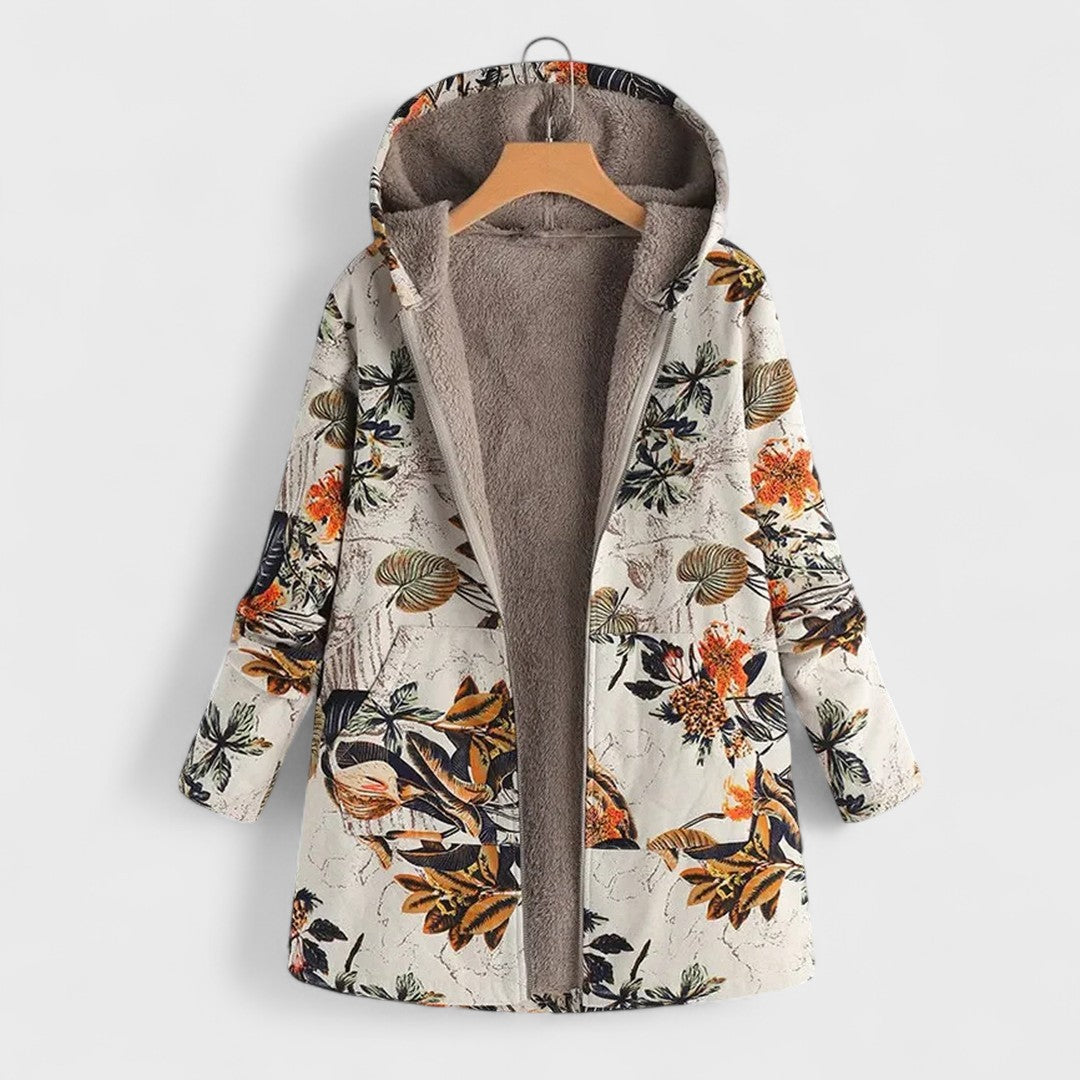 Astrid - Varm Parka med Blødt Foer