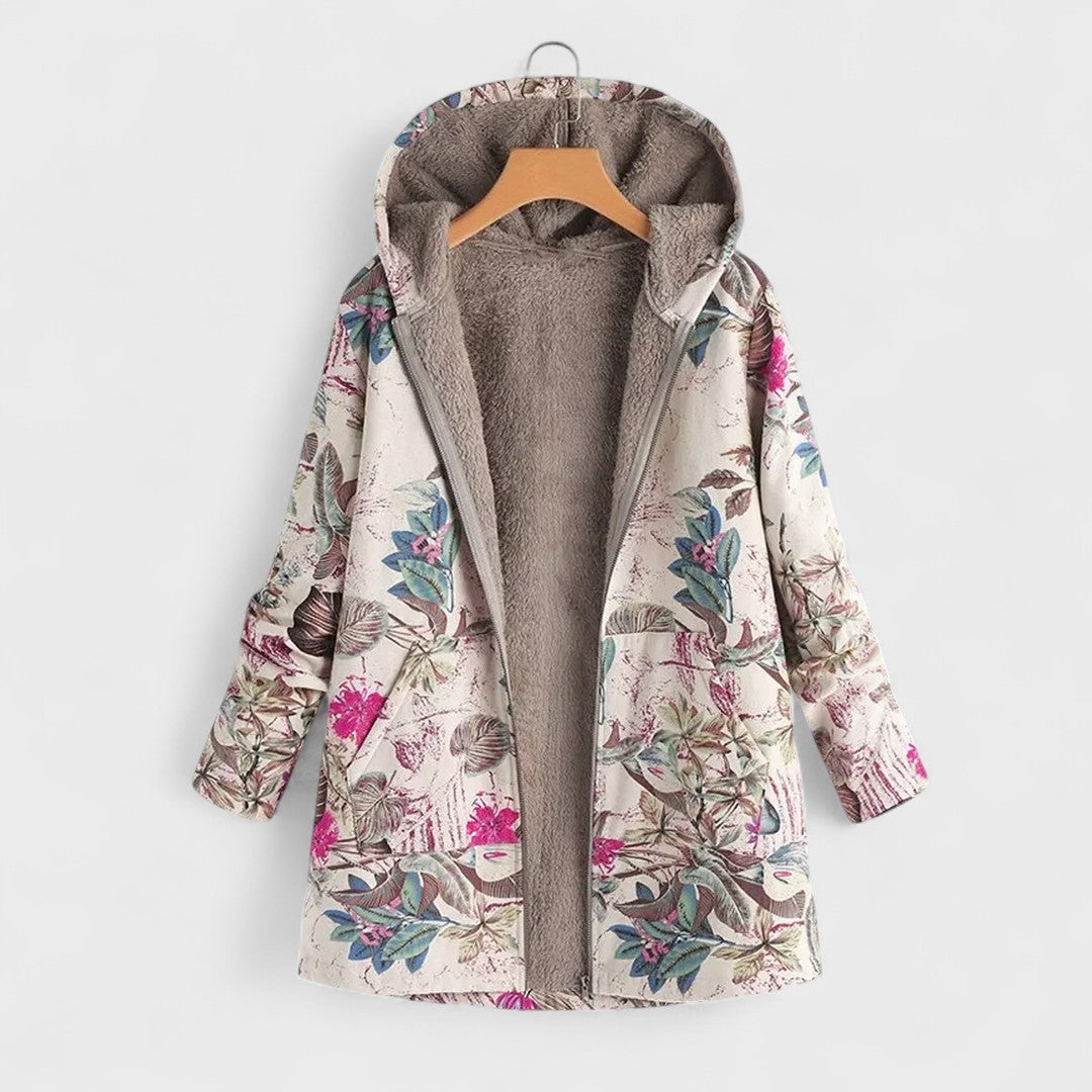 Astrid - Varm Parka med Blødt Foer