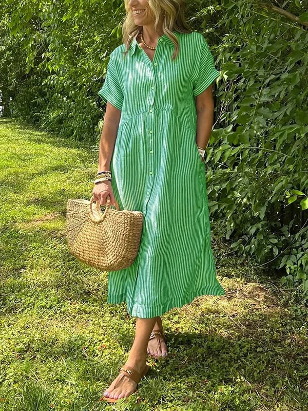 Angela™ - Luftig sommerkjole med feminin pasform