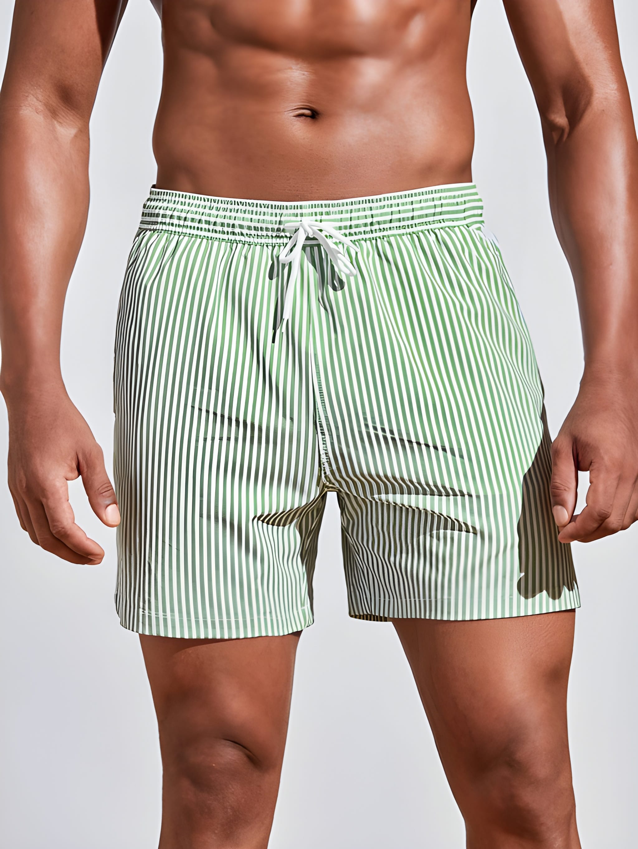 Mads - Sommerbadeshorts i bomuldsblanding