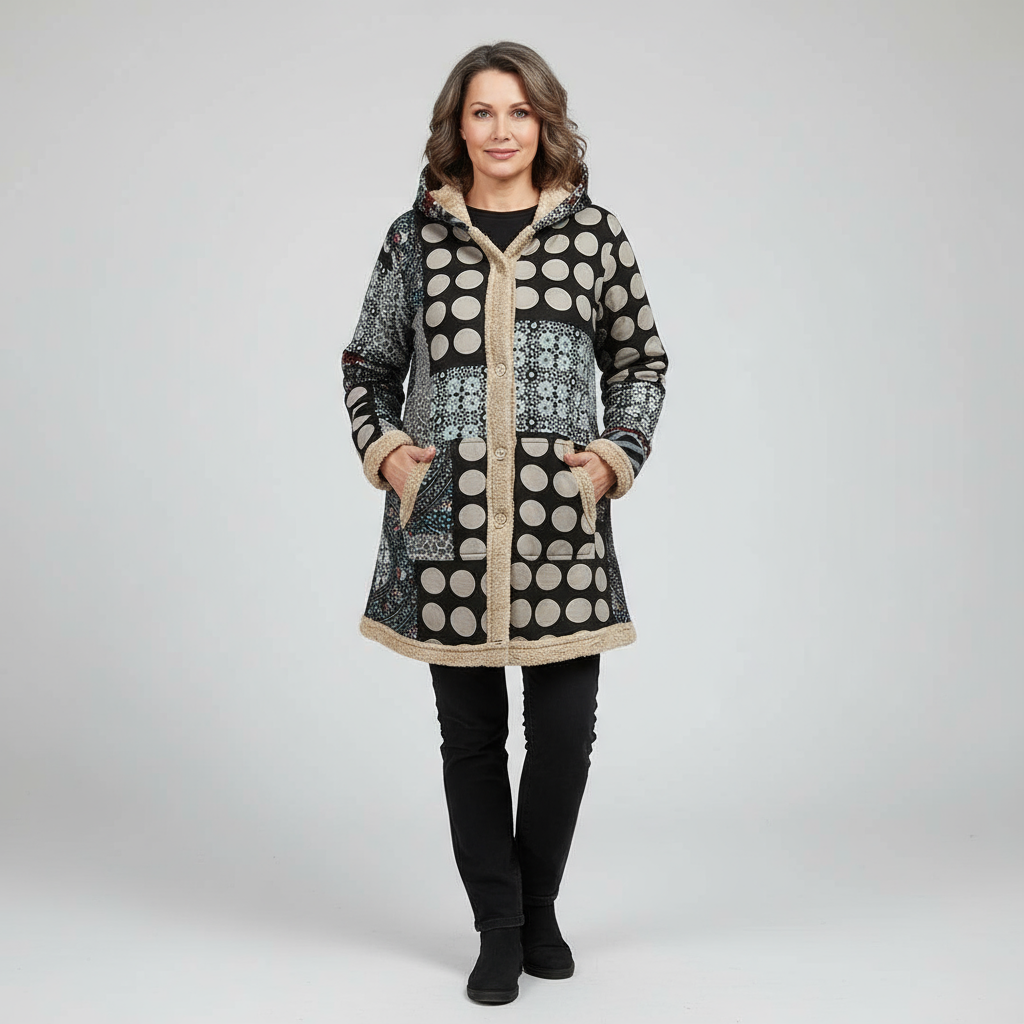 Astrid - Varm Parka med Blødt Foer
